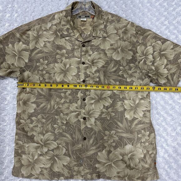 Quiksilver Edition Hawaiian Short Sleeve Button Up Shirt Size Large - Picture 4 of 8